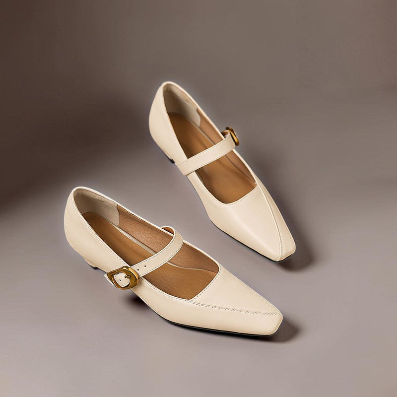 Catherine Goldschnallen-Riemchenschuh