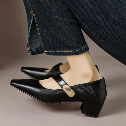 Juliette Goldschnalle-Riemchenschuh