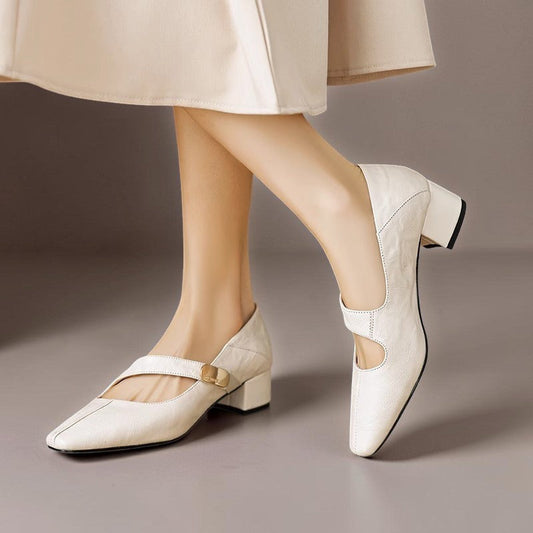 Juliette Goldschnalle-Riemchenschuh