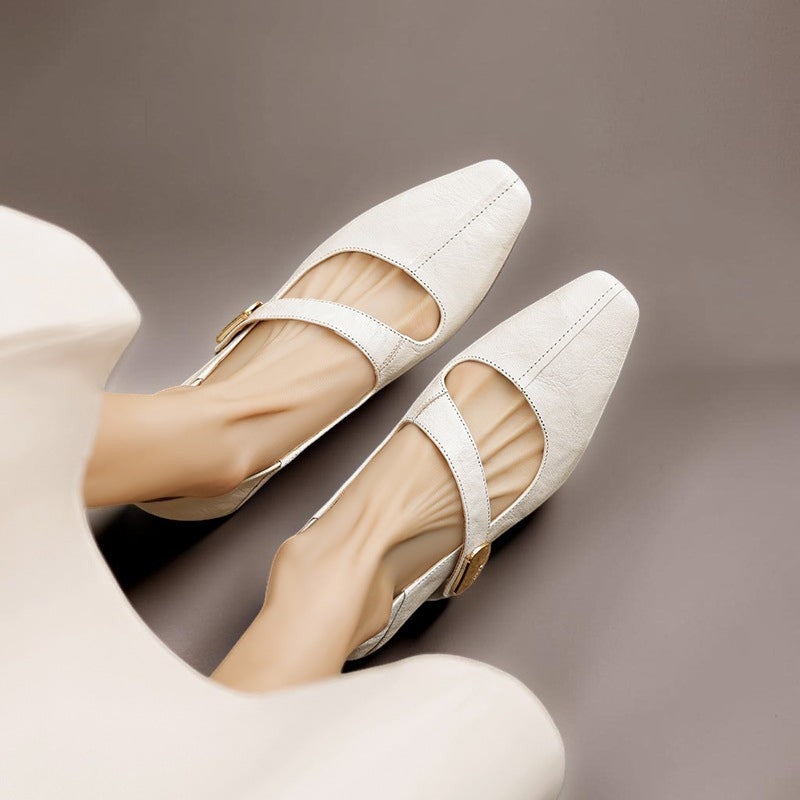 Juliette Goldschnalle-Riemchenschuh