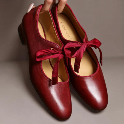 Sophie Leder-Schleifenballerinas