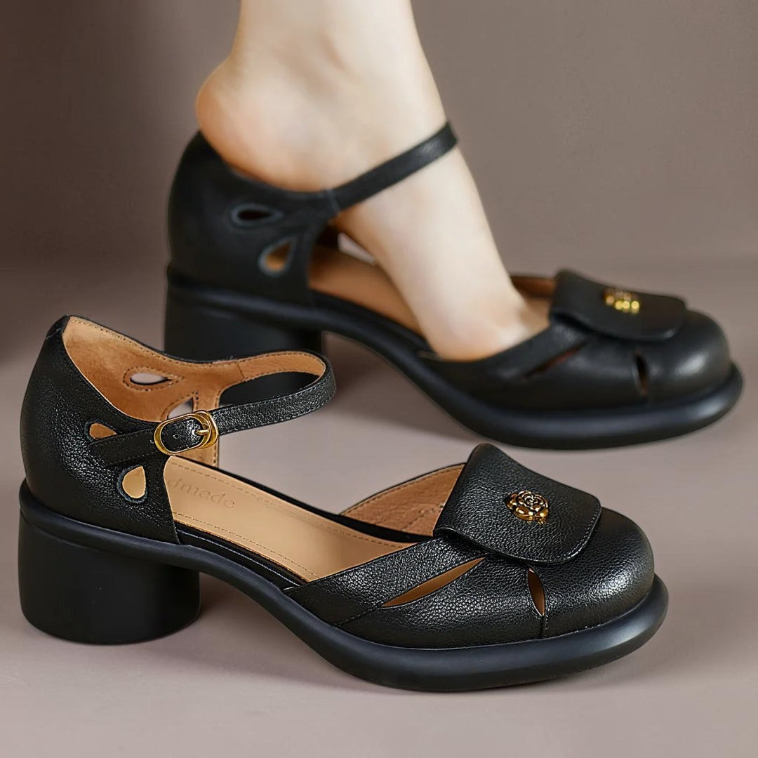 Claire Plateau-Riemensandalen